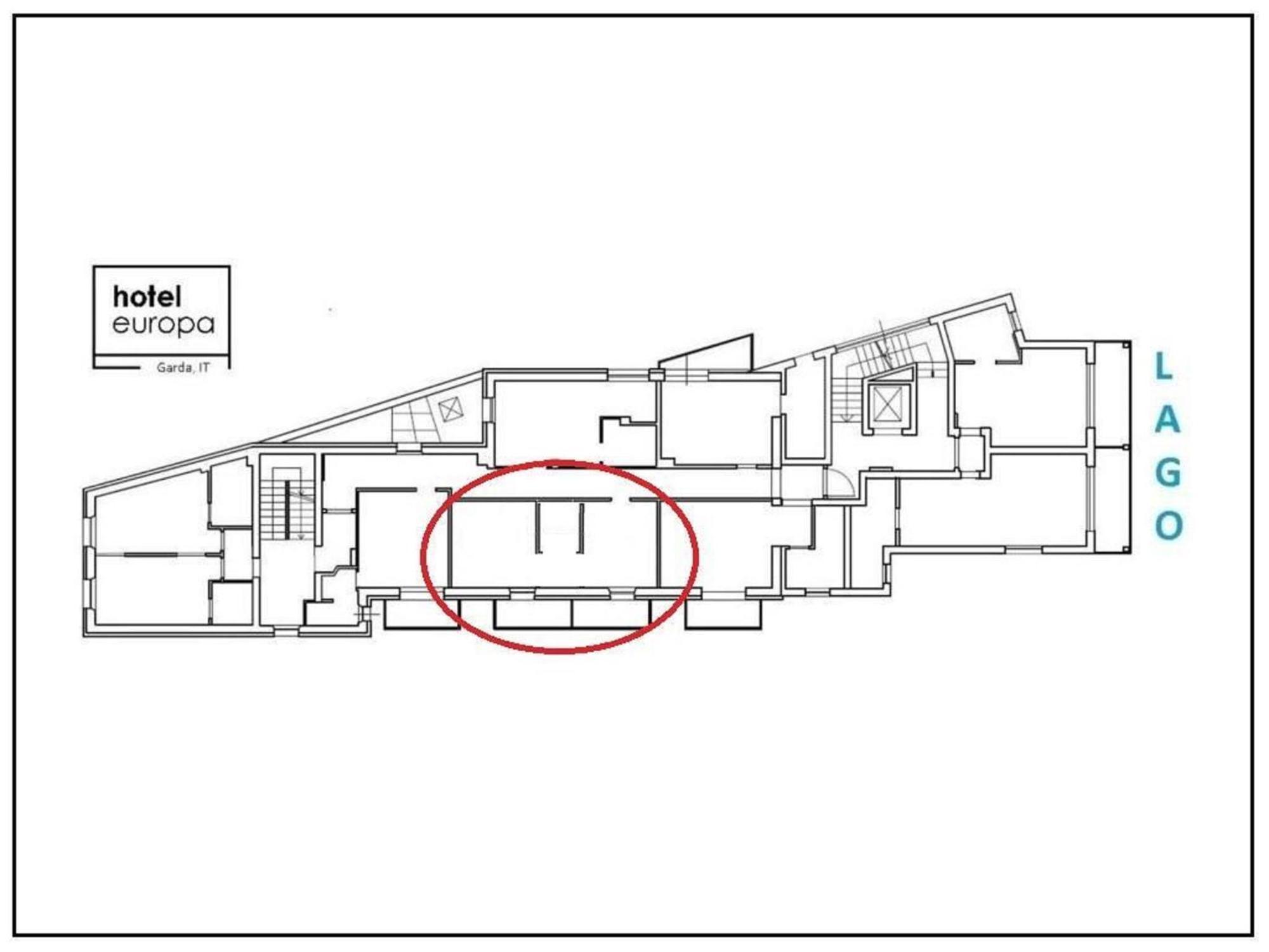 Hotel Europa 加尔达 外观 照片